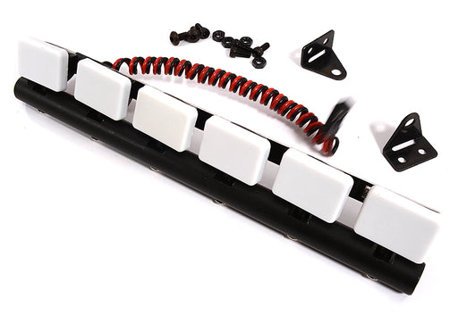 Realistic Roof Top Spot LED (6) Light Set 151mm Width for 1/10 Scale RC