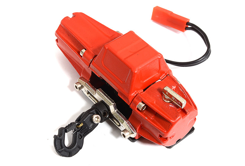 Realistic Heavy-Duty High Torque Winch for 1/10 Scale Trail Crawler