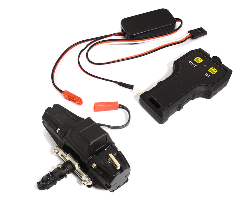Realistic Heavy-Duty High Torque Winch w/ Remote Control for 1/10 Scale Crawler