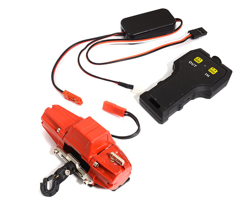 Realistic Heavy-Duty High Torque Winch w/ Remote Control for 1/10 Scale Crawler
