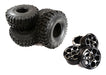 Billet Alloy 5Y Spoke 1.9 Wheel & Tire (4) for Scale Crawler (O.D.=122mm)