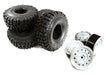 Realistic 1.9 Wheel & Tire (4) for Scale Crawler (O.D.=122mm)