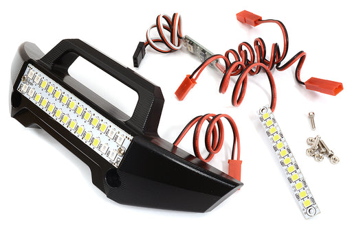 Front Bumper + LED Light Set w/ Control Board for Traxxas 1/10 Maxx Truck 4S
