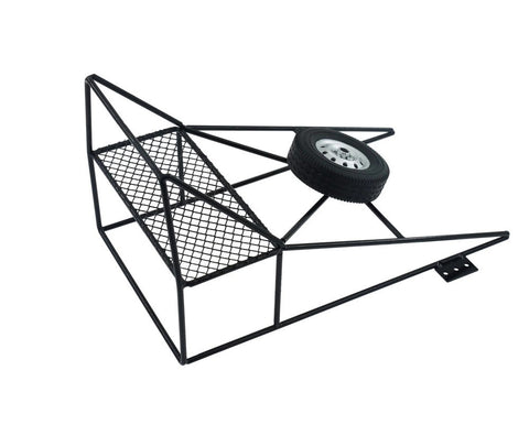 Metal Roll Cage w/ Spare Tire for WPL D12 Truck