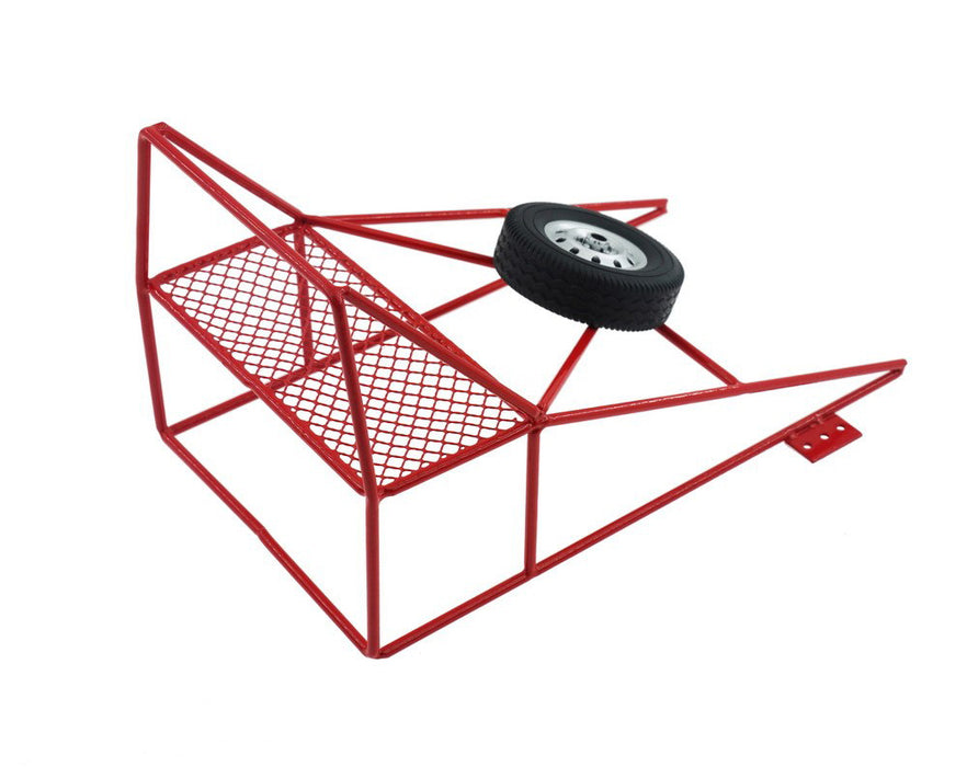 Metal Roll Cage w/ Spare Tire for WPL D12 Truck