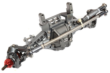 Complete Billet Machined T11 Front Axle for Axial 1/10 SCX-10 Dingo Honcho Jeep