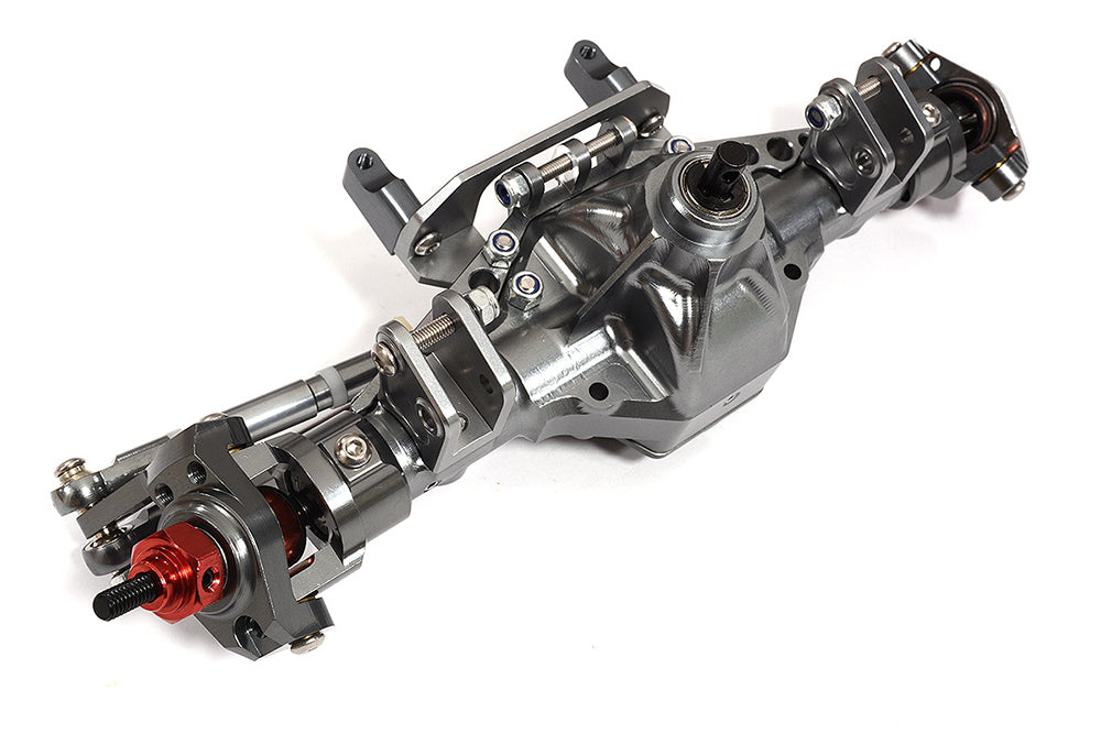 Complete Billet Machined T12 Front Axle for Axial 1/10 SCX-10 Dingo Honcho Jeep