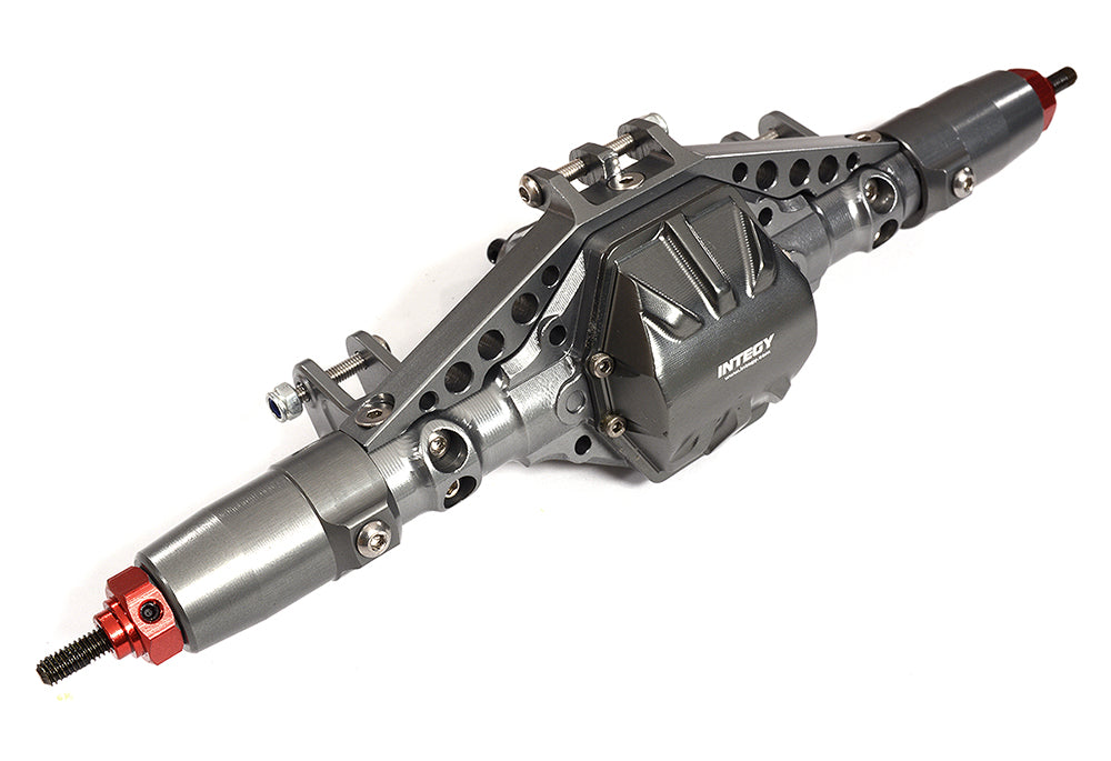 Complete Billet Machined T12 Rear Axle for Axial 1/10 SCX-10 Dingo Honcho Jeep
