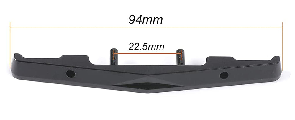 Metal Front Bumper for Axial C10 Type 1/24 SCX24 Rock Crawler