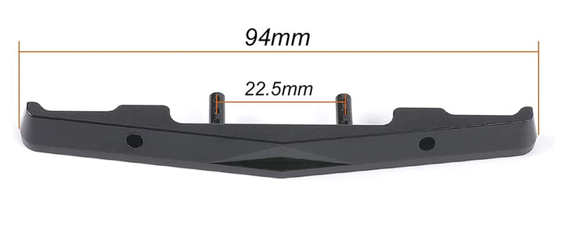 Metal Front Bumper for Axial C10 Type 1/24 SCX24 Rock Crawler