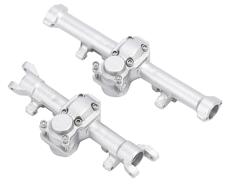 Billet Machined Alloy Front & Rear Axle Housings for Axial 1/24 SCX24 Crawler
