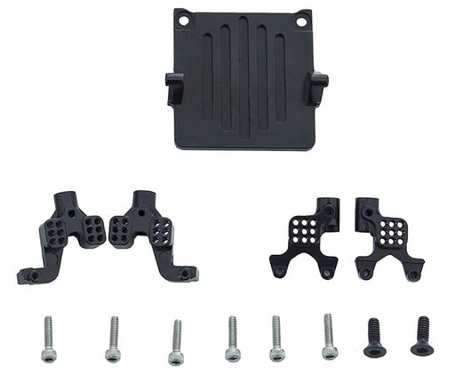 Billet Machined ESC Plate w/ Shock Towers for Axial 1/24 SCX24 Rock Crawler
