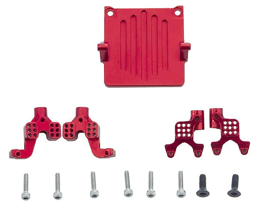 Billet Machined ESC Plate w/ Shock Towers for Axial 1/24 SCX24 Rock Crawler