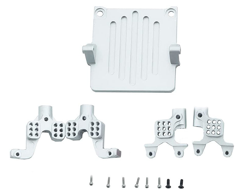 Billet Machined ESC Plate w/ Shock Towers for Axial 1/24 SCX24 Rock Crawler