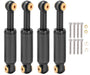 Billet Machined Alloy Shocks (4) for Axial 1/24 SCX24 Rock Crawler