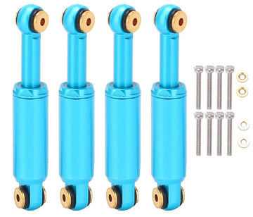 Billet Machined Alloy Shocks (4) for Axial 1/24 SCX24 Rock Crawler