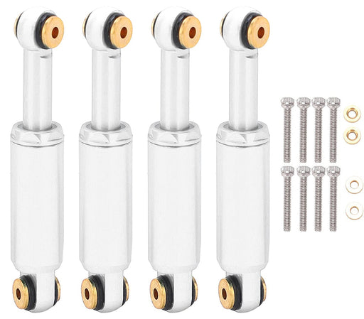 Billet Machined Alloy Shocks (4) for Axial 1/24 SCX24 Rock Crawler