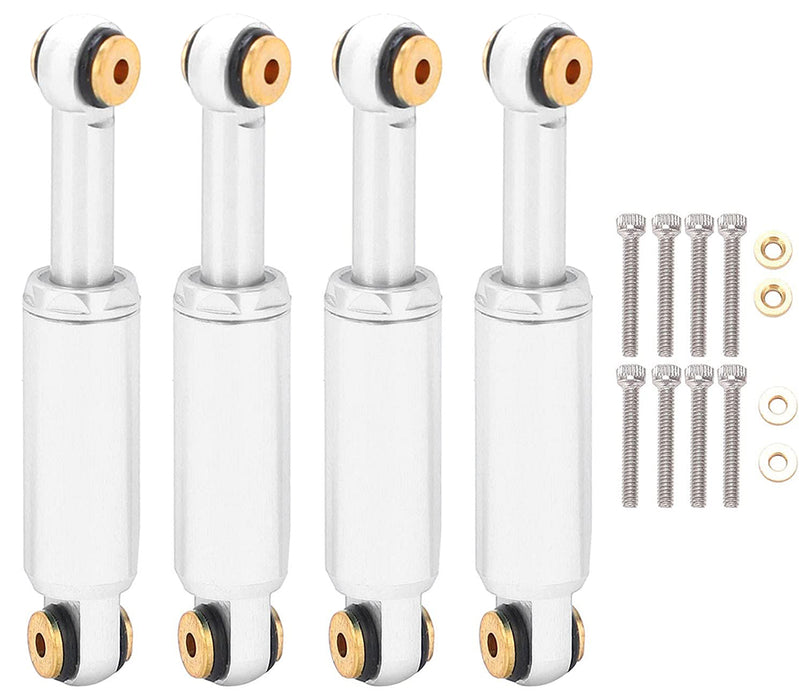 Billet Machined Alloy Shocks (4) for Axial 1/24 SCX24 Rock Crawler