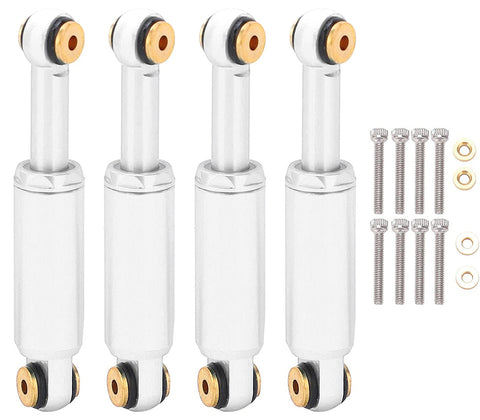 Billet Machined Alloy Shocks (4) for Axial 1/24 SCX24 Rock Crawler
