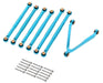 Billet Machined Alloy Linkage Set for Axial 1/24 SCX24 C10 B-17 Rock Crawler