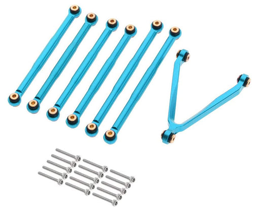 Billet Machined Alloy Linkage Set for Axial 1/24 SCX24 C10 B-17 Rock Crawler