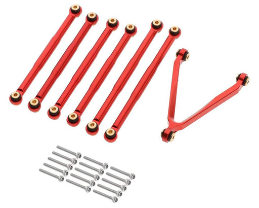 Billet Machined Alloy Linkage Set for Axial 1/24 SCX24 C10 B-17 Rock Crawler