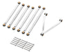 Billet Machined Alloy Linkage Set for Axial 1/24 SCX24 C10 B-17 Rock Crawler