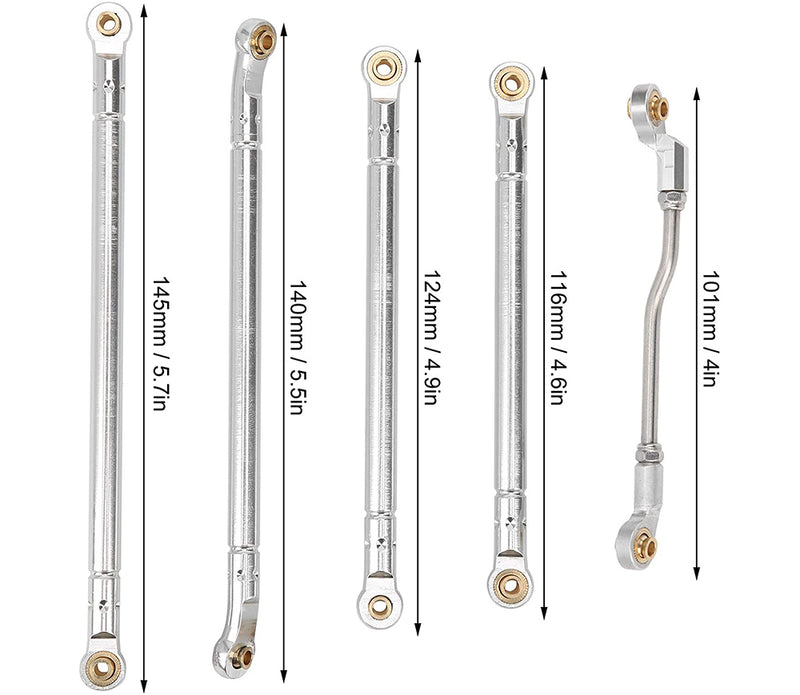 Billet Machined Alloy Linkage Set for Axial 1/10 SCX10 III