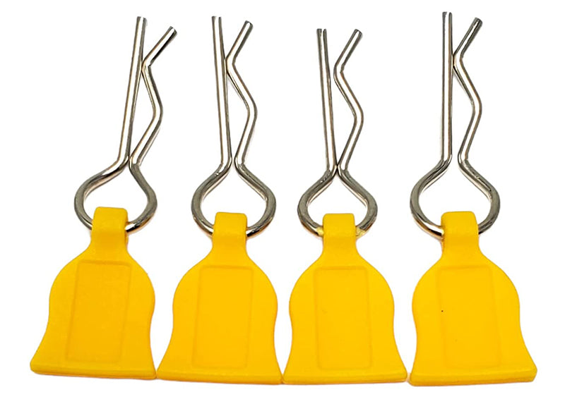 Plastic Easy Pulls (4) w/ Body Clips for 1/10 Scale