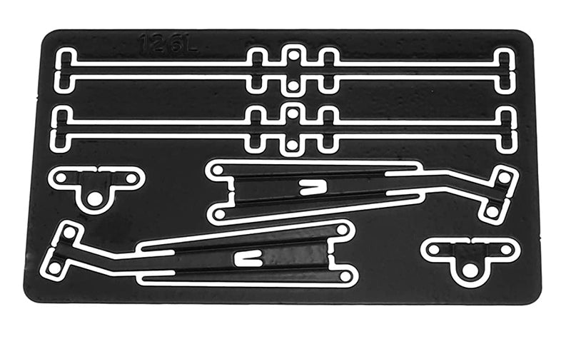 Realistic Scale Alloy Front Windshield Wiper Kit for 1/10 Axial, Traxxas Crawler