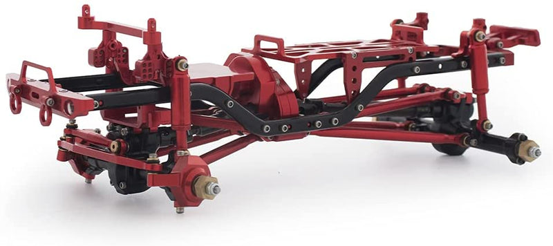 Complete Alloy Conversion Kit w/ 133 Wheelbase for 1/24 SCX24 Deadbolt Crawler