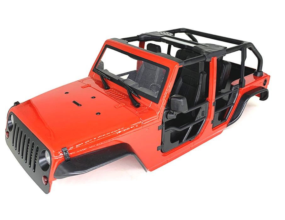 Realistic JC10 Hard Plastic Body Kit for 1/10 Scale Off-Road Crawler WB=313mm