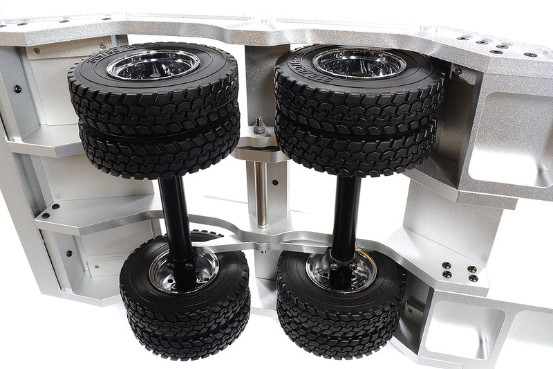 Billet Machined Realistic Trailer Kit 425mm for Tamiya 1/14 Semi-Tractor Truck