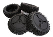 Tires, Wheels & Inserts TK21 Style w/ 17mm Hex for 1/8 Size 4pcs OD=122mm