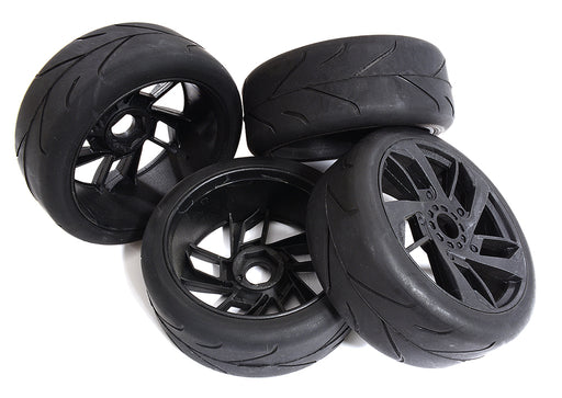 Tires, Wheels & Inserts TK29 Style w/ 17mm Hex for 1/8 Buggy Size 4pcs OD=102mm