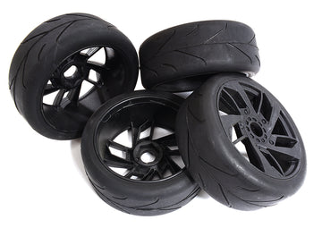 Tires, Wheels & Inserts TK29 Style w/ 17mm Hex for 1/8 Buggy Size 4pcs OD=102mm