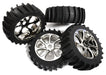 Tires, Wheels & Inserts TK55 Style w/ 17mm Hex for 1/8 Buggy Size 4pcs OD=120mm