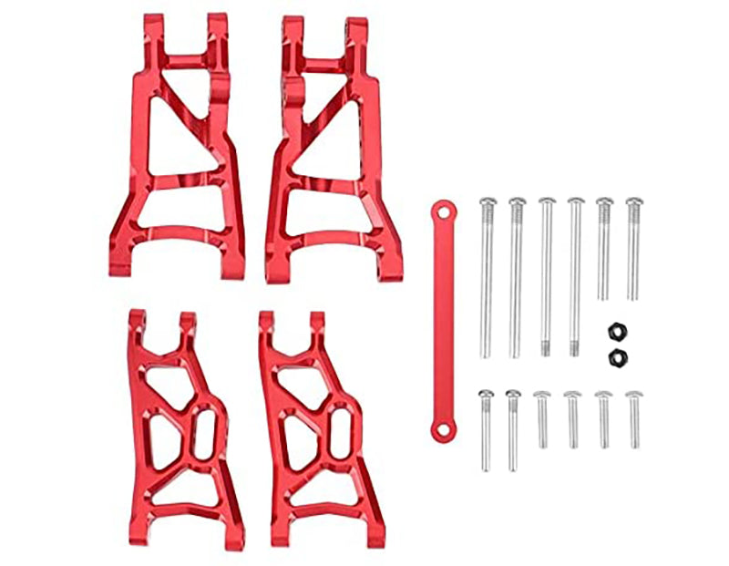 Alloy Front & Rear Lower Arms w/ Tie Bar Set for 1/10 Slash 2WD (2555 3631 2532)