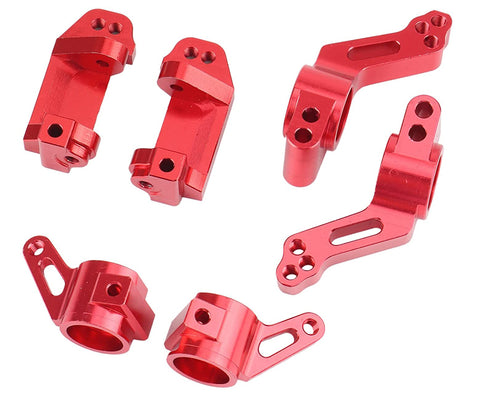 Alloy Steering, Caster Blocks & Rear Hub Carriers for 1/10 Slash 2WD/Rustler 2WD