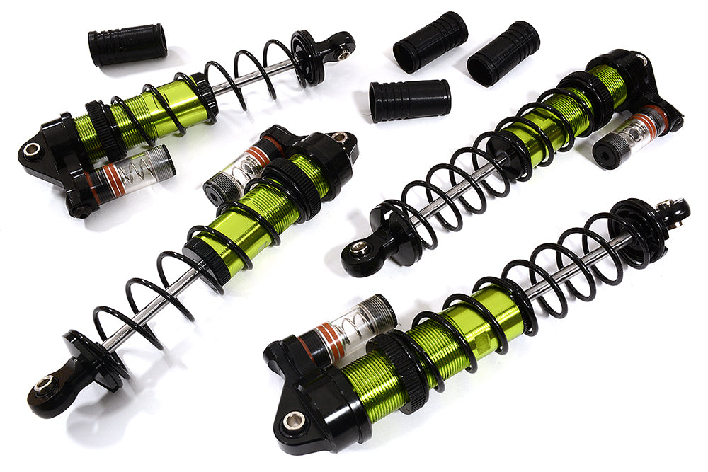 Green Billet Machined Piggyback Shock Upgrade for Arrma 1/10 Granite 4X4 3S BLX