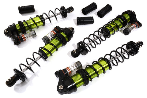 Green Billet Machined Piggyback Shock Upgrade for Arrma 1/10 Granite 4X4 3S BLX