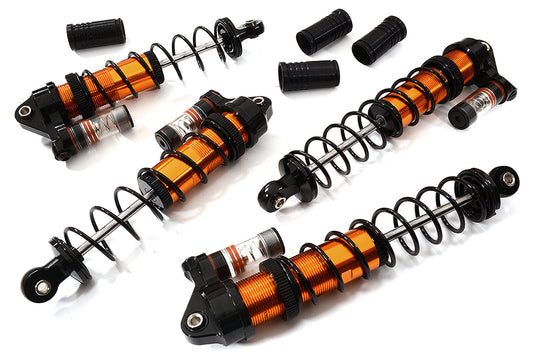 Orange Billet Machined Piggyback Shock Upgrade for Arrma 1/10 Granite 4X4 3S BLX