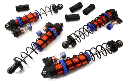 Red Billet Machined Piggyback Shock Upgrade for Arrma 1/10 Granite 4X4 3S BLX