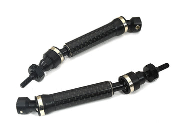 Front Universal Drive Shaft Set for 1/10 Slash 4X4 & Stampede 4X4, Carbon 6851X