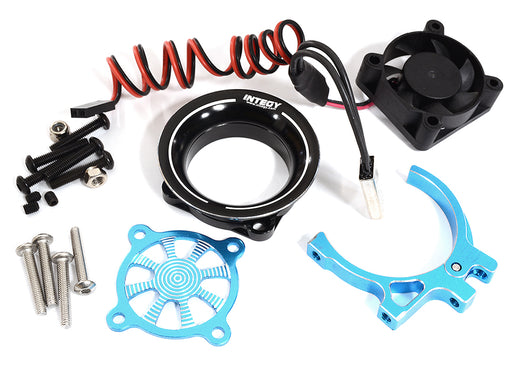 Thermo Controlled 30x30mm Fan w/ Intake Ram Funnel for 35-36mm Motor 540 & 550
