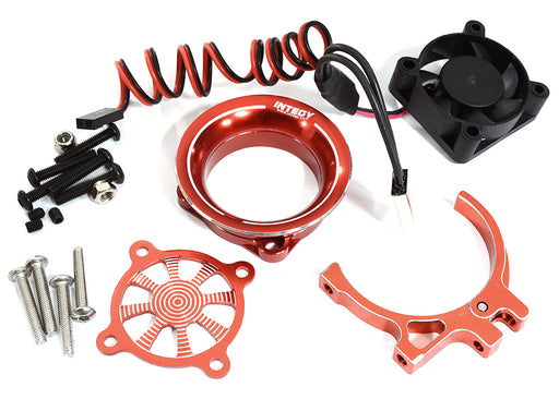 Thermo Controlled 30x30mm Fan w/ Intake Ram Funnel for 35-36mm Motor 540 & 550