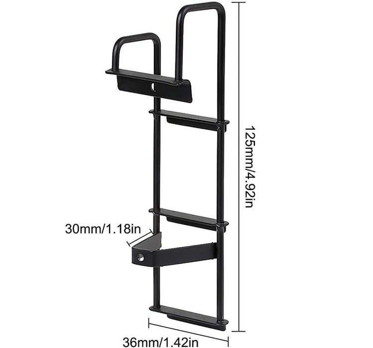 Stainless Steel Realistic Exterior Ladder Add-On for Tamiya 1/14 Tractor Truck