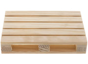 Miniature 1/10 Scale Wooden Pallet Kit for Realistic RC Scene 120x80x21mm