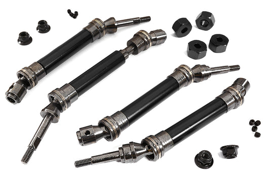 Alloy Front & Rear Universal Drive Shaft Set for Traxxas 1/10 Slash 4X4