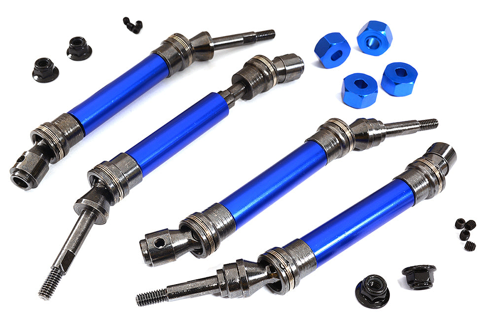 Alloy Front & Rear Universal Drive Shaft Set for Traxxas 1/10 Slash 4X4